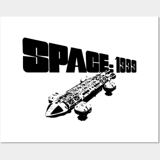 SPACE: 1999 - black Posters and Art